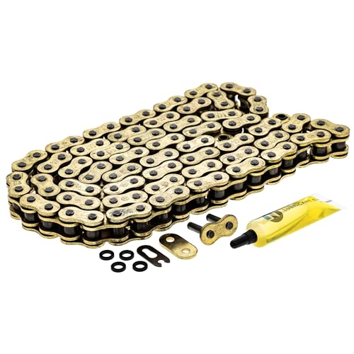 NICHE Gold 525 X-Ring Chain 104 Links with Connecting Master Link
