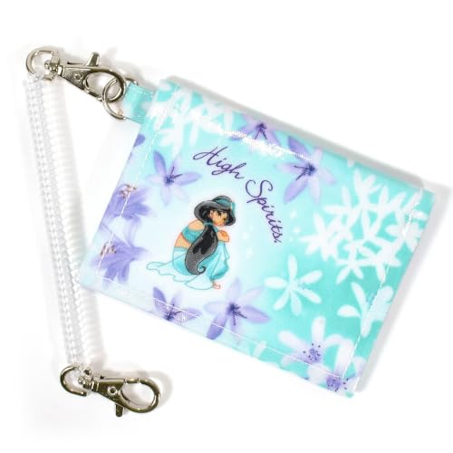 COLORFUL CANDY STYLE ディズニー パスケース こども 定期入れ 電車 コイルチェーンフック付き 二つ折り 女の子 Jasmine Aladdin ジャスミン プリンセス ジャスミン N5919800