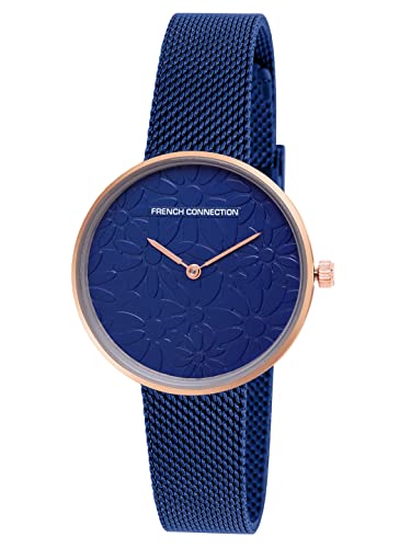 French Connection Analog Blue Dial Womens Watch-FCN00024C (B0B2K2BSL2) Amazon Price History, Amazon Price Tracker