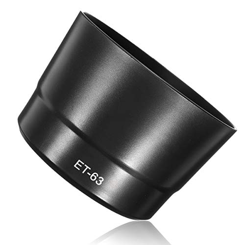 Image of FND Camera Lens Hood Replacement for Canon Camera Lens, Bayonet Mount, Made ABS (Canon EF-S 55-250mm f /4-5.6 STM (ONLY) ET 63)