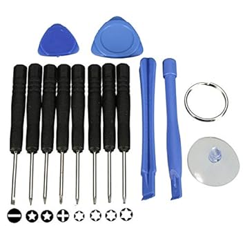 ELECTROPRIME 13 in 1 Set for Smart Phone PC Tablet Repair Opening Screwdrivers Pry Tools G7Q6