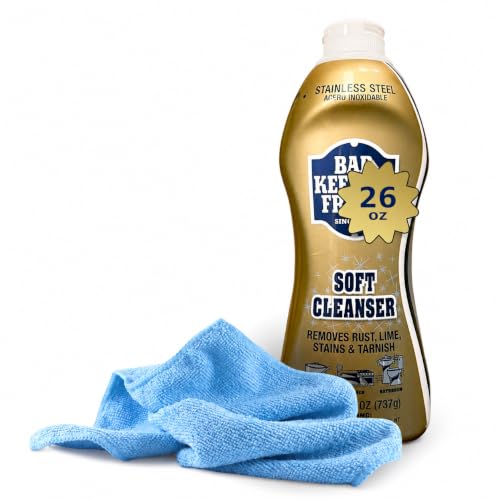 Black Swan Distributors - Bar Keeper's Friend Soft Cleanser (26 oz) & Non-Abrasive, Washable...