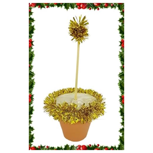 FIESTADEKOR ZAMBOMBA ARTESANA, INSTRUMENTO TÍPICO PARA VILLANCICOS NAVIDEÑOS (DIÁMETRO 18CM) - DORADO