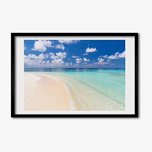 Cadre photo bois 60x40 cm Tulup résistant pour salon et décoration moderne
