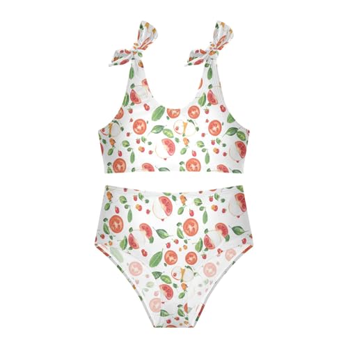 KLL Girls Swimsuits Bikini Set Cute Two Piecing Swimwear with Adjustable Strap3