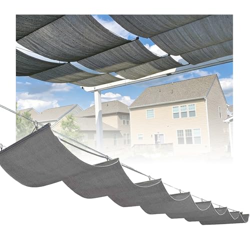 Voile d'ombrage personnalisé rétractable 1.5x13m avec kit pour véranda