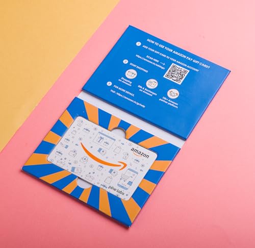 Image of Amazon Pay Physical Gift Card | Blue Celebration Box | Next-day Delivery | 1-year Validity | Celebrate new beginnings with a gift of choice