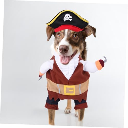 Disfraz pirata para perro talla XL cómodo y transpirable miniatura 7