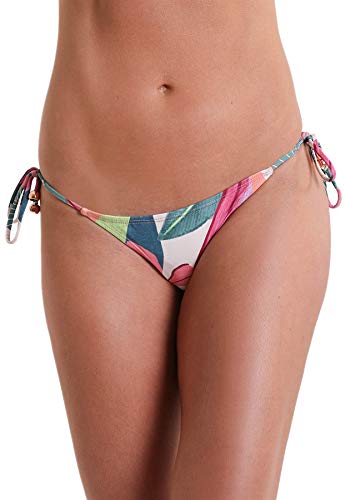 Calcinha Biquíni Avulso Lacinho Jardim Secreto - Estampa Rosa Jardim Secreto - P