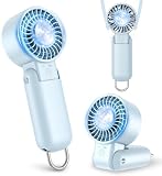 Handventilator mit Kühlfunktion, Mini Ventilator Tragbar Akku...
