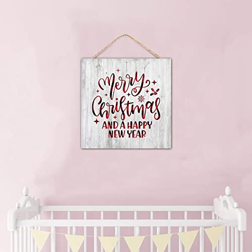 Décoration murale en bois Noël 30cm chic et moderne pour cuisine