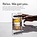 Corkcicle Premium Cigar Glass - Dual-Use Whiskey Glass - Built-In Cigar Notch - Ergonomic Design - Durable Construction - Summer Drinkware Gift - 9 oz