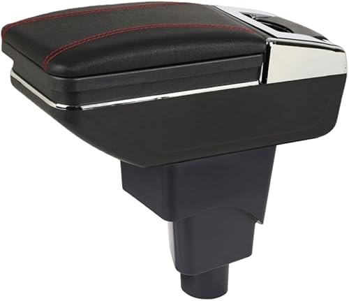 Vista 39 de Caja de reposabrazos de automóvil para Renault Duster 2019-2022, caja de reposabrazos de cuero negro de alta calidad para automóvil, caja