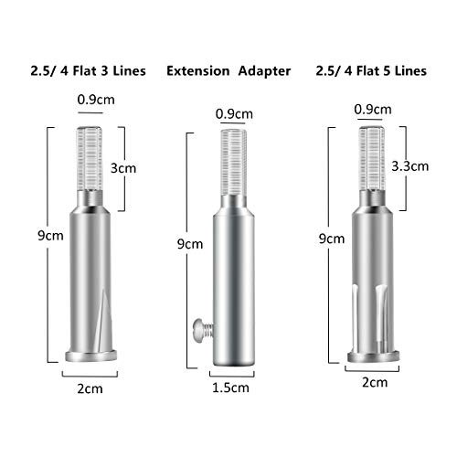 Wire Twisting Tool, Wire Stripper and Twister,4 Square 3 Way/5 Way Twister with Extension Adapter Attachment for Power Drill Drivers