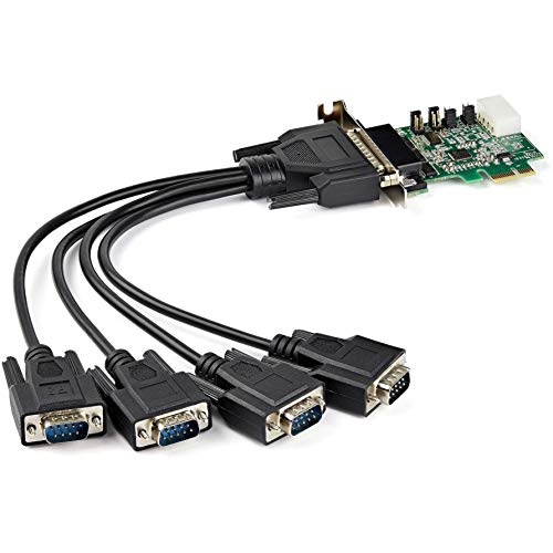 Image of StarTech 4-Port PCI Express RS232 Serial Adapter Card, TAA (PEX4S953LP)