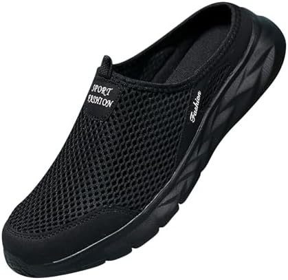 Orthopaedic Slippers Men's Clogs & Mules Men's Comfortable Mesh Slippers Breathable Walking Sandals Soft Soles Sandals Sports Slippers Barefoot Summer Shoes Slip On Slippers 1 image 5