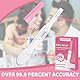 5 Stück Schwangerschaftstests, Frühschwangerschaftstest, Schwangerschaftstest Frühtes, Hohe Sensitivität Pregnancy Test, Schnelle Erkennung, HCG Test, Ergebnis Innerhalb von 3-5 Minute, Rosa