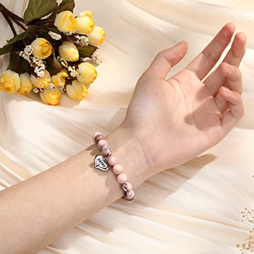 Image of MIXJOY Happy Birthday Gifts for Women, Birthday Braided Beads Bracelet Gifts for Turning Age Daughter Granddaughter Niece