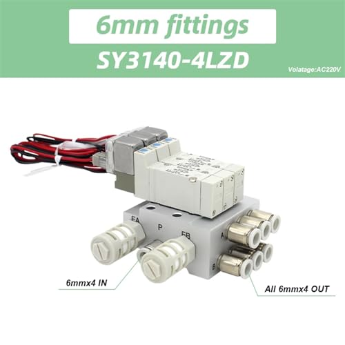 Vanne de commande SY3140 à commande électronique pour régulation précise de vérin