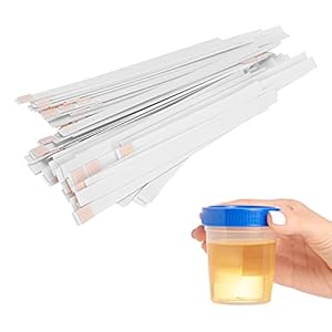 Keton Ketone Level teststrips voor urine en ketonenniveau, 100 stuks, ketonniveau, voor thuis
