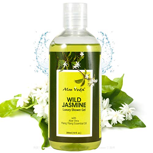 Image of Aloe Veda Wild Jasmine Luxury Body Shower Gel For Women-300 ml
