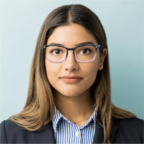 Image of PW NAZARIYA Blue Ray Protection Glasses | Stylish Zero Power for Men & Women | UV Filter | Computer Eye Protection | Lightweight
