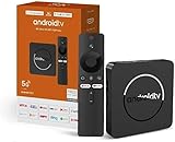 Q10 Smart TV Box Android 14-8K HDR10+, 4GB RAM 64GB ROM, Dual Wi-Fi 2.4G/5G, BT 5.0, Allwinner H313, G.Ogle Voice Assistant, Media Player com KODI