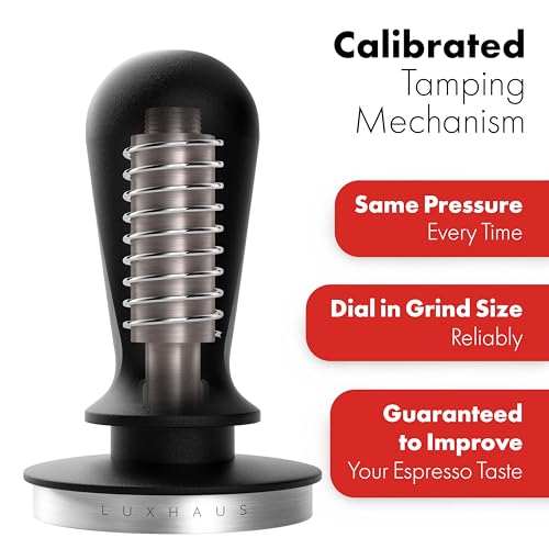 Tamper 53 mm calibré pour un tassage de café sans effort