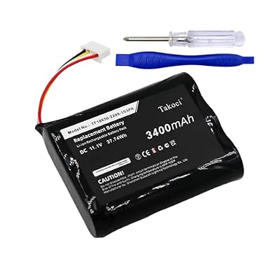 3400mAh Replacement Battery for Marshall Stockwell Part Number TF18650-2200-1S3PA