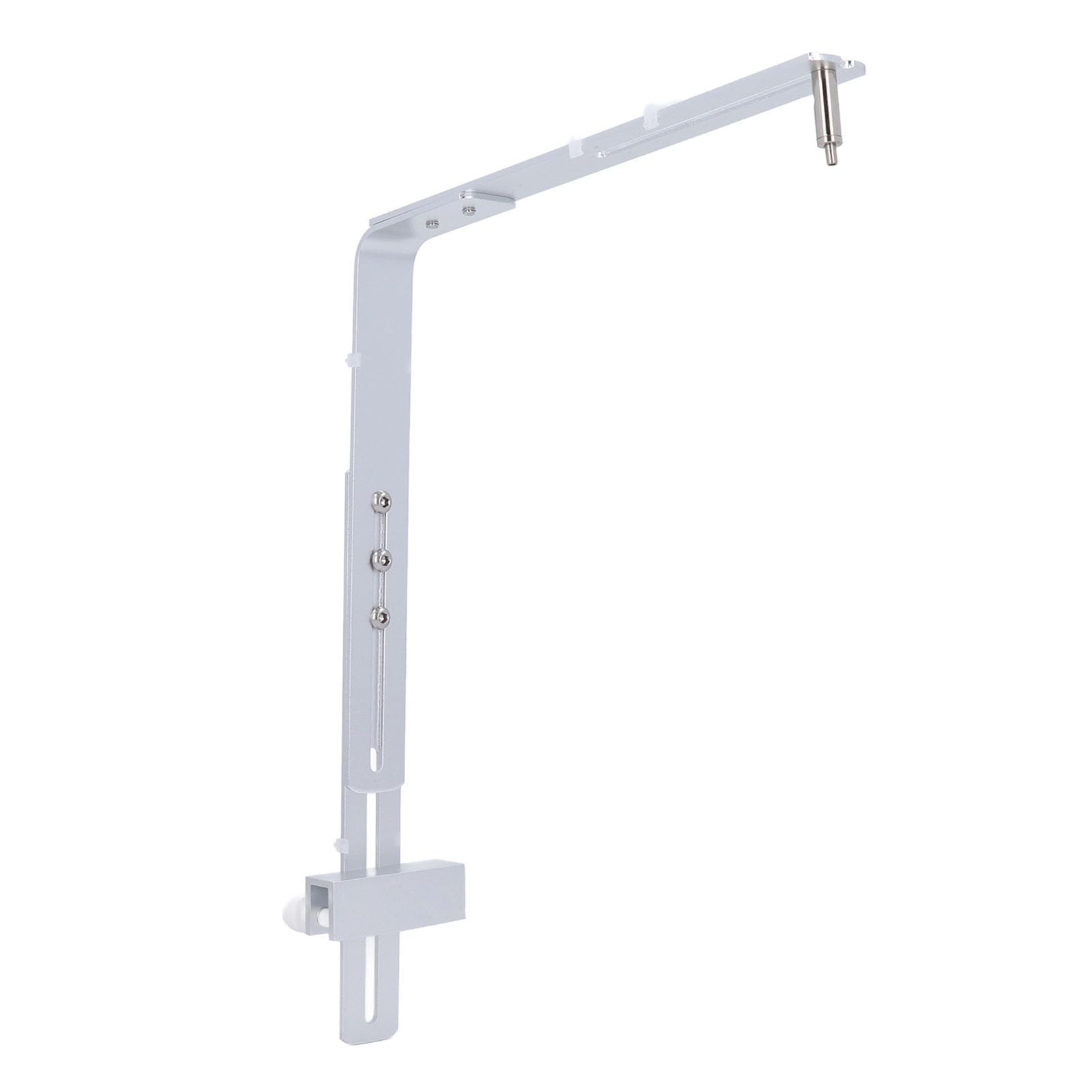 Fish Tank Drop Light Mount Aquarium Light Stand Kit Holder Accessory,Aquarium Light Holder Adjustable Clear Fish Tank LED Light Riser Stand for Terrarium Fish Tank Lamp (Silver)