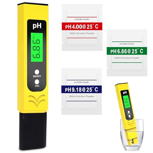 STFYUG Digitaler Wassertester Trinkwasser, PH Wert Messgerät Pool, PH messgerät wasser, Wasserqualitätstester für Leitungswasse, Wasserqualität Tester für Wasser RO Systeme, Pools, Hydrokultur