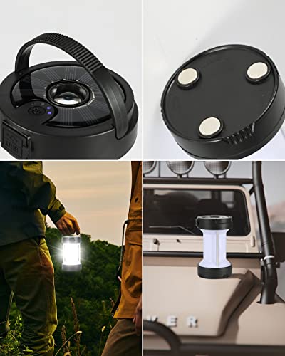 Lampada Solare Campeggio Ricaricabile Lanterna LED...
