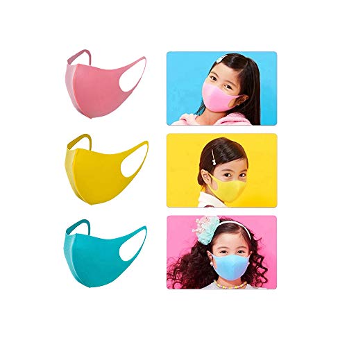 Preisvergleich Produktbild Mundschutz für Kinder, staubdicht, waschbar, 3 Stück