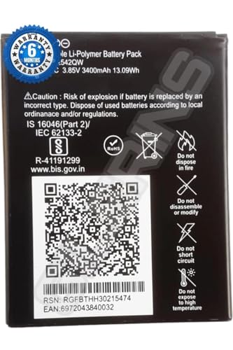 Image of Original LS2542QW Battery for Lyf JioPhone Next 4G Battery with 6 Months Warranty***