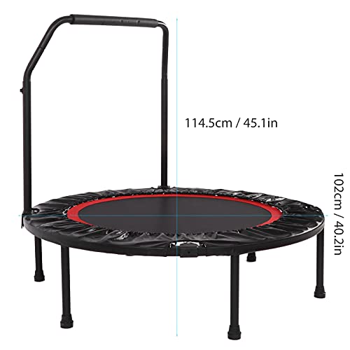 Cocoarm Mini Trampolin, Übung Trampolin Rebounder Stahl und Oxford Tuch Übung Bounce Faltbarer Fitness Rebounder für… – Bild 3