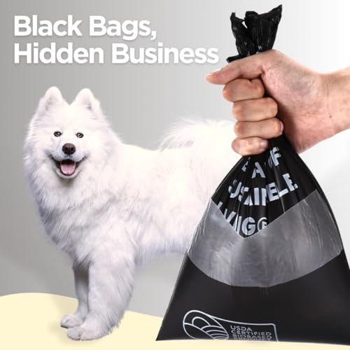 Image of Commercial Pull-Strap Header Dog Poop Bags, 38% USDA Certified Plant-Based, Leak-Proof and Tear Resistant, For Parks, Apartments, and Public Pet Waste Stations, (3,200 Count)