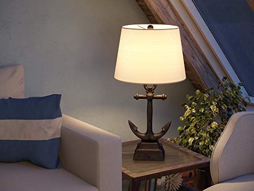 Kenroy Home 32297WBZ Aweigh Table Lamps, Medium, Weathered Bronze - Image 2