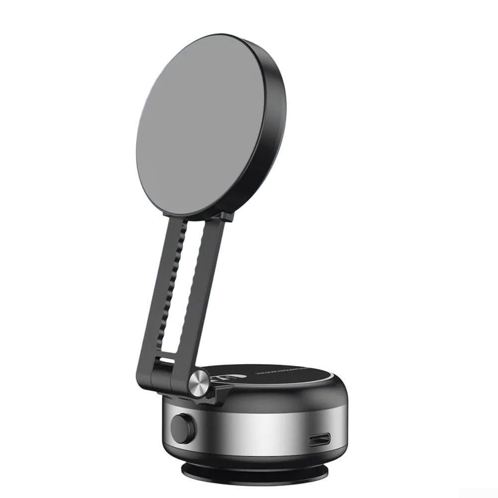 DAZZLEEX Soporte para teléfono móvil, ventosa eléctrica al vacío, soporte magnético para coche, navegación multifuncional