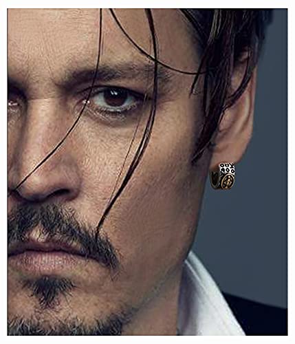 MoBreiou 925 Silber Vintage Ohrringe Herren Damen Ohrringe Einzelstück (1...