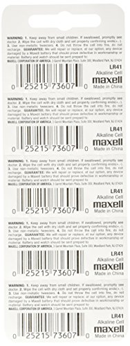 50 Pack Maxell Lr41 Ag3 192 Button Cell Battery "New Hologram Package 0%Hg Mercury Free" " #TOP1