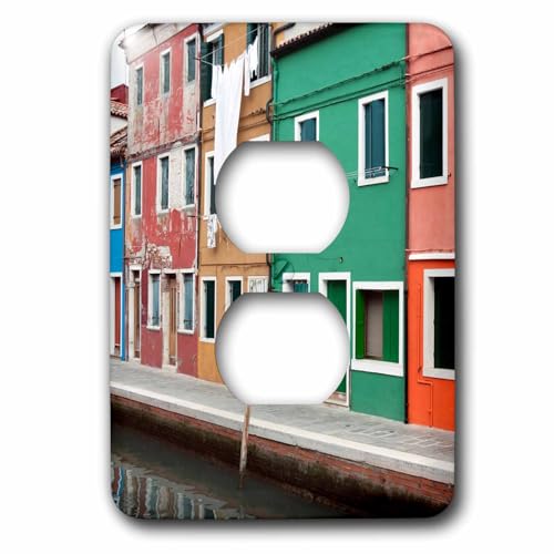 Burano Venise Italie illumine votre salon avec cette plaque murale 3dRose