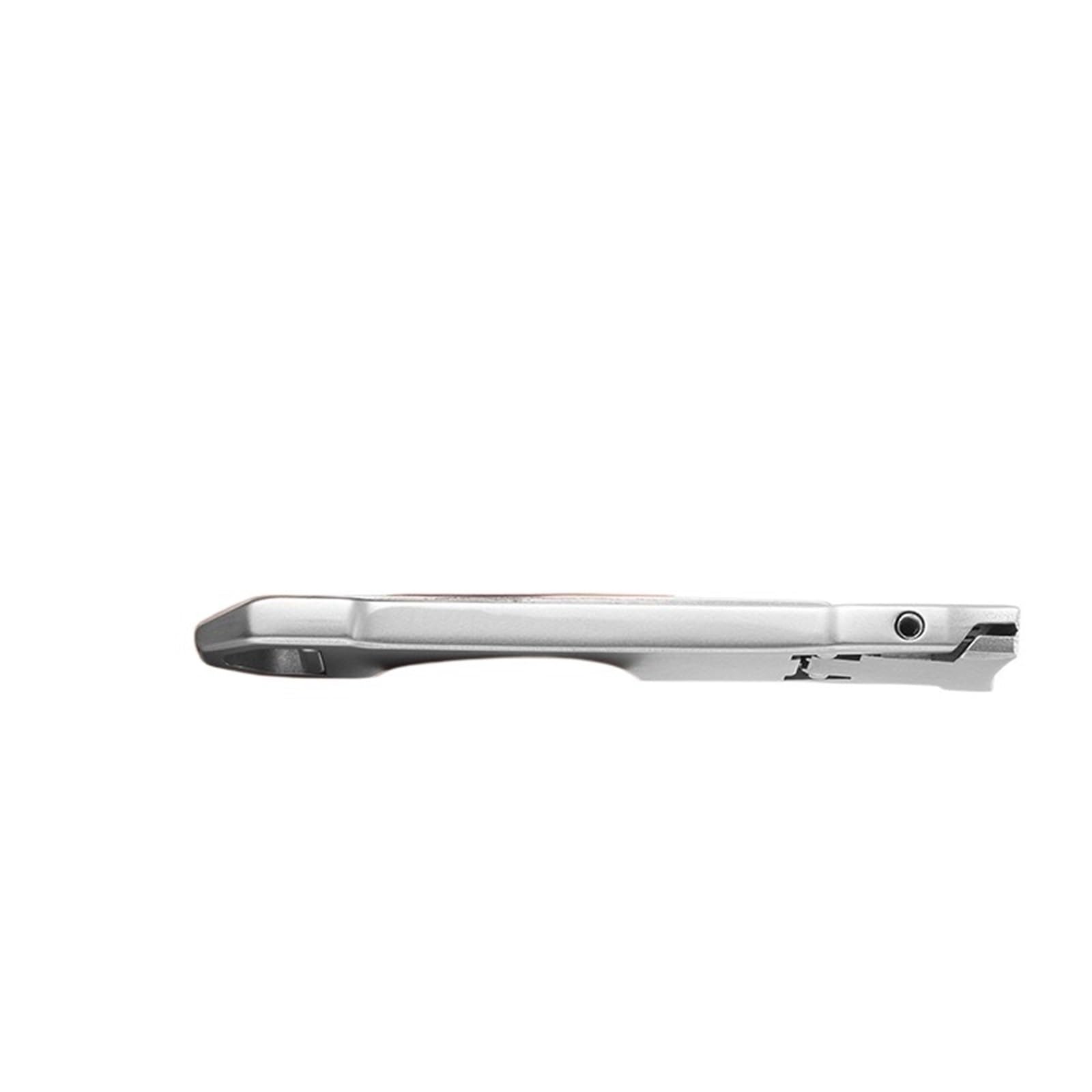 JINGYAN Cortaúñas Ultra-Thin Nail Clippers Collapsible， ​Portable Travel Fingernail Keychain Scissors Cutter Manicure Tool