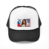 CafePress Melania Trump Snapback Trucker Hat Black/White