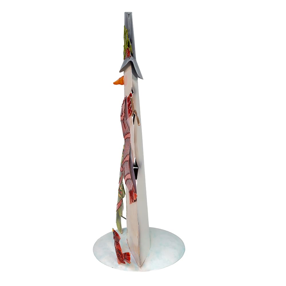 Kurt Adler Capiz Bonhomme de neige avec sapin de Noël
