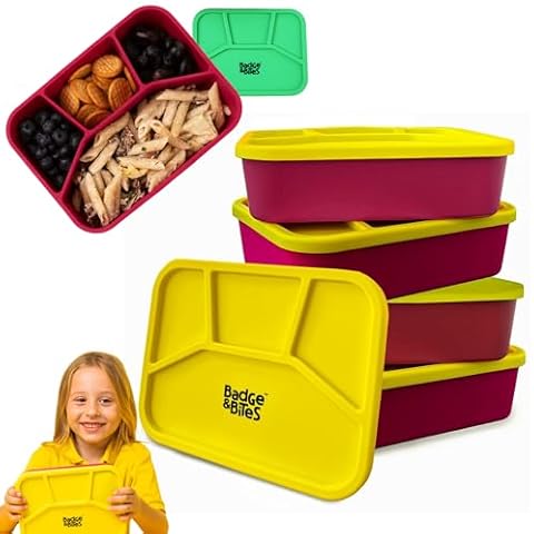 Large Silicone Bento Lunch Box for All Cover