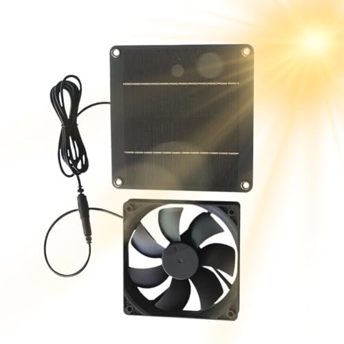Ventilador de escape solar de 20W para ventilación de techo en graneros 2