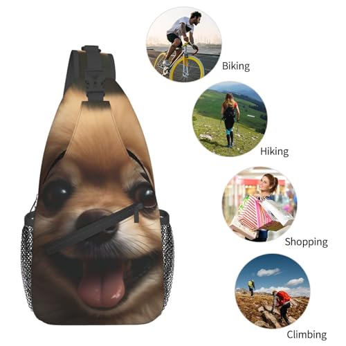 Mochila tipo bandolera pequeña para hiking unisex miniatura 6