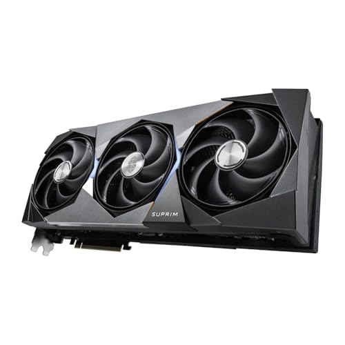 Image of MSI GeForce RTX 5090 32G SUPRIM SOC Graphic Card - NVIDIA GeForce RTX 5090 GPU, 32GB GDDR7 512-bit Memory, 28 Gbps, PCI Express Gen 5 x 16 Interface, Upto 2565 MHz, STORMFORCE Fan