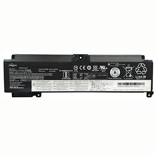 Dentsing 11.46V 27Wh/2274mAh 01AV406 Laptop Battery Compatible with Lenovo ThinkPad T460s T470s Series Notebook 01AV405 01AV408 SB10J79003 SB10J79005