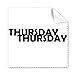 Stylish Characters Thursday Cleaning Cloth Phone Screen Glasses Cleaner 5pcs